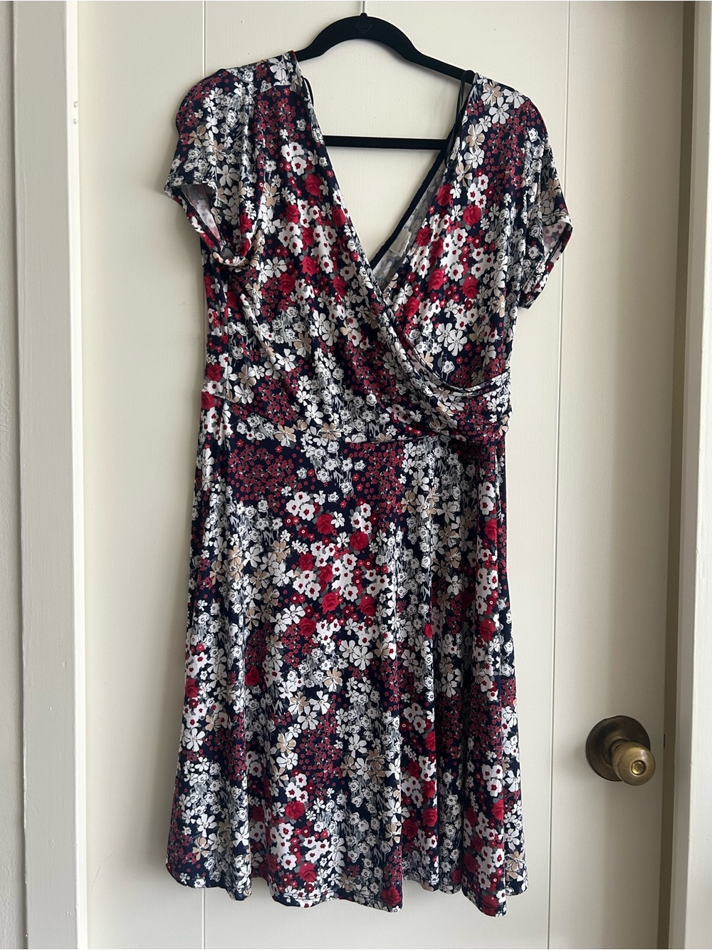 Kaileigh floral wrap dress
